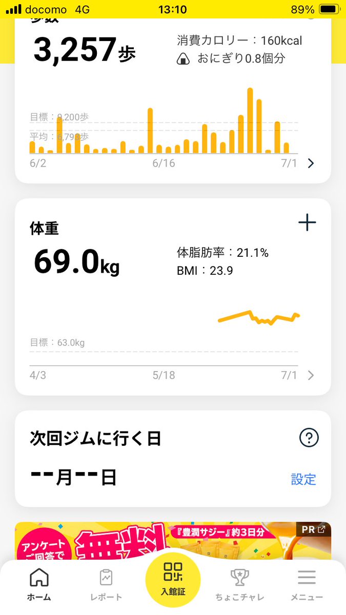 チョコザップを利用しだしたが
なかなか痩せない(むしろ太った)
有酸素運動だけでは駄目か