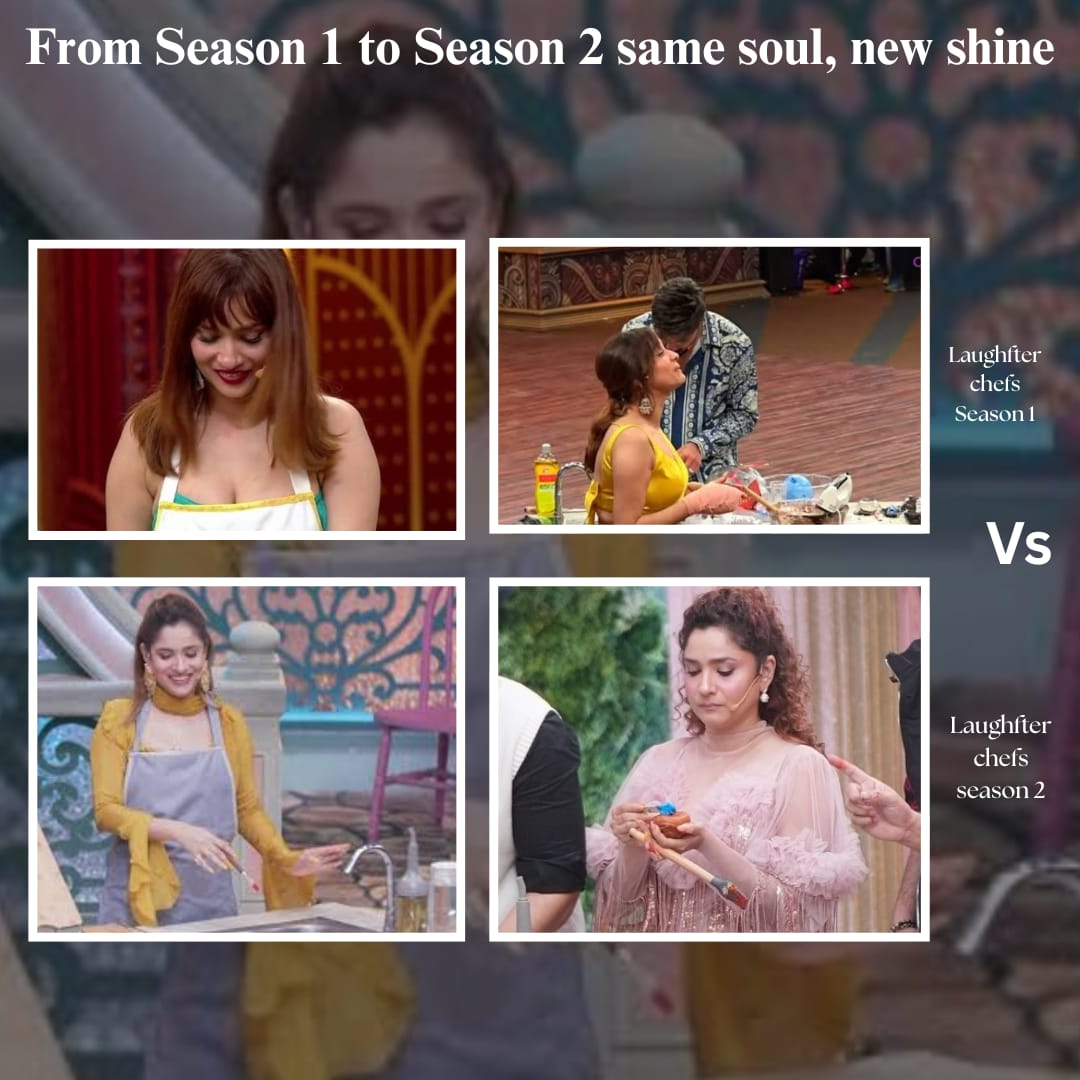 From S1 To S2 Of Laughter Chefs ❤️🔥

<a href="/anky1912/">Ankita lokhande Jain</a>

#Anvi #Ankitalokhande #Laughterchefsunlimitedentertainment 
#Laughterchefs2 #LCS2 #Bhauji