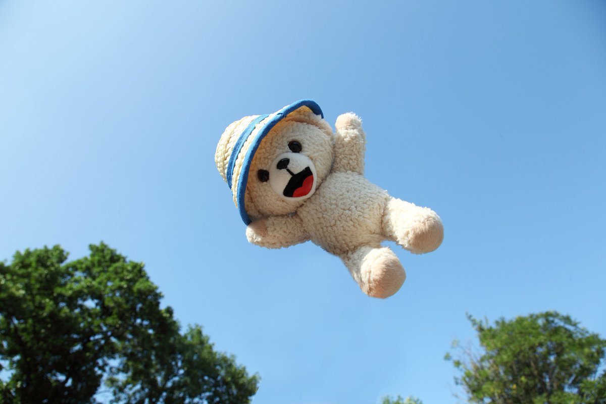 fafa_bear's tweet image. あおぞらにむかって、だいじゃ～んぷ☆
