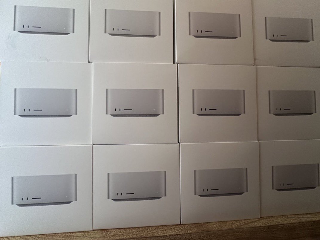 I’m not changing the strategy for the “HPC+AI Synergies” lab we are building: received the first dozen M4 Max Studios, still planning for 36 by end of the year. If we all can see so clearly the huge value of the MLX team, I’m sure <a href="/tim_cook/">Tim Cook</a> knows it even better than us.