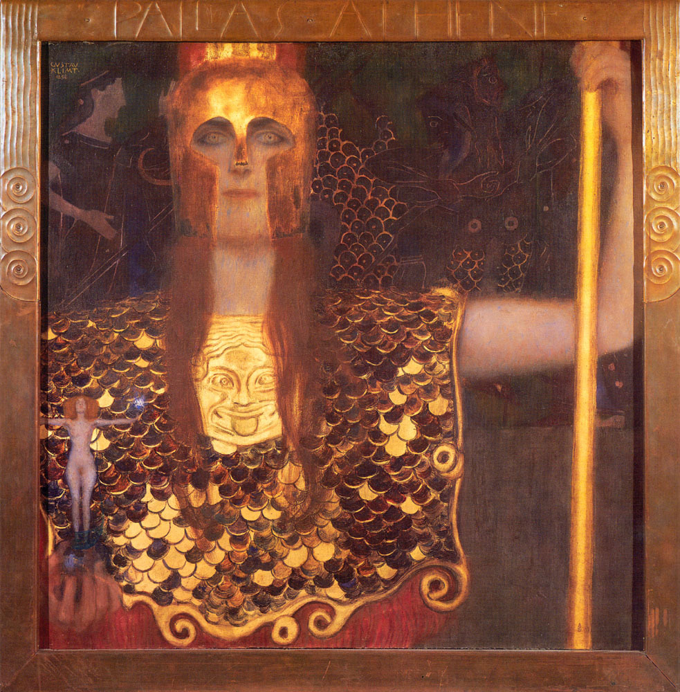 Minerva or Pallas Athena, 1898 #artbots #klimt
