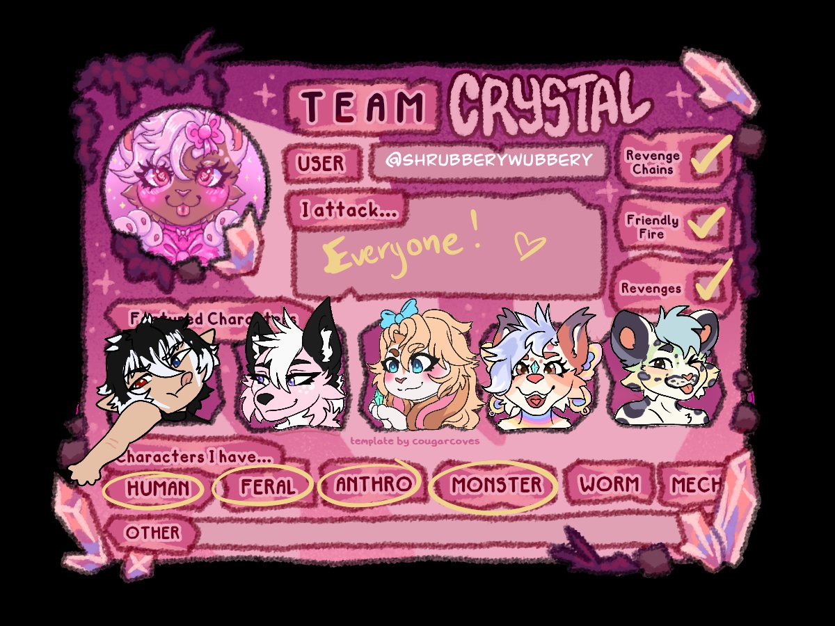 ARTFIGHT THIS YEARRRRRRRR  #Artfightteamcrystals