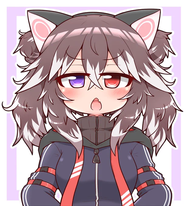 推しのジト目はいくらあっても良い。あと栗みたいな口ってほんと好き。 #栗絵いと