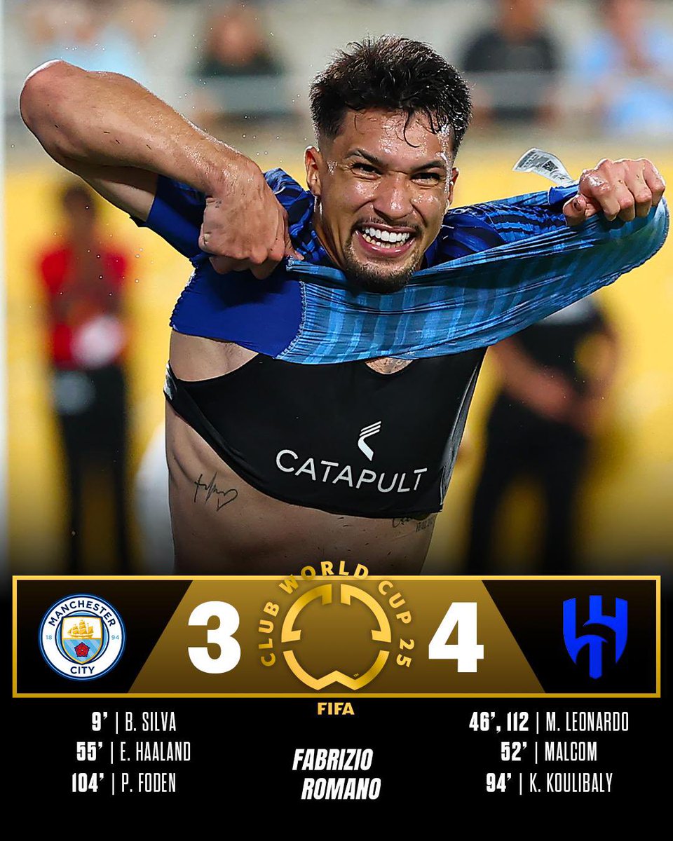 🚨💙 الهلال يُقصي مانشستر سيتي من كأس العالم للأندية! 🤯
#الهلال_مان_سيتي 
#الهلال_مانشسترسيتي