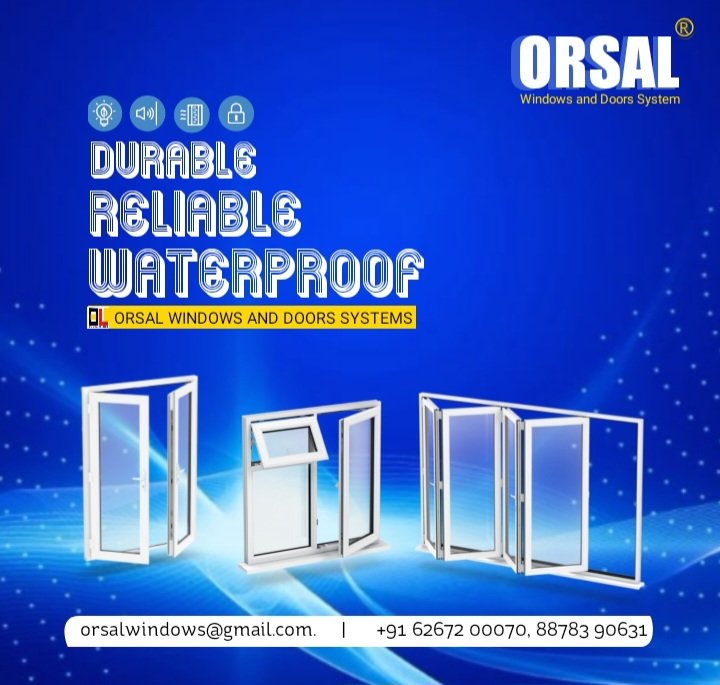 OrsalWindow's tweet photo. Orsal uPVC/ aluminum windows and doors are designed to offer the excellent tightness of windows preventing the water ingress. 
 📲+91-62672-00070

#orsalwindows #orsalindia #indorecity #indore  #architects #windows  #builders #aluminumwindow #upvcdoors #commercials #residential https://t.co/X6py7b8aNI