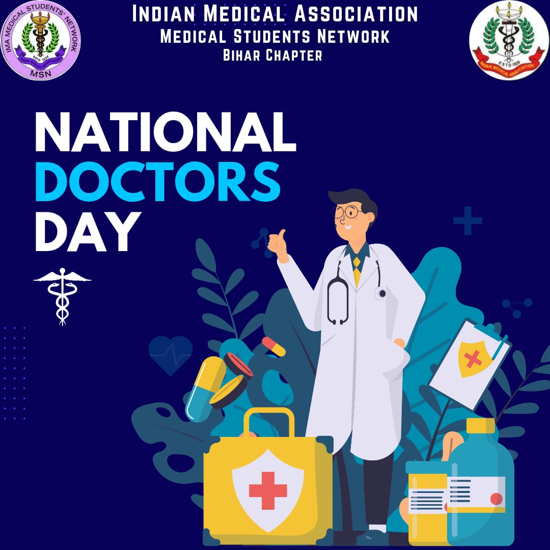 Happy National Doctors' Day
Today, we honour the dedication, compassion &amp; resilience of every doctor who stands at the frontline of care.
Salute to the healers, lifesavers &amp; silent warriors. 
#DoctorsDay #IMA #MSN #BiharChapter #Gratitude
#NationalDoctorsDay