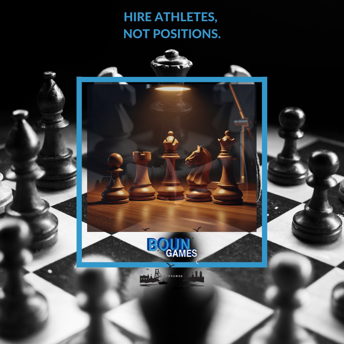 BounGames's tweet photo. Stop hiring specialists for your new game studio. Hire T-shaped generalists. Speed and adaptability are your greatest assets early on. A small team of multi-talented people moves faster and solves problems better. #Boun #Boungames #GameDev #Startups https://t.co/4YmTegBX3x