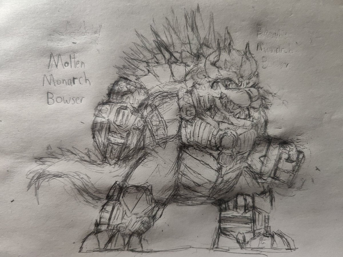 omega_prime100's tweet photo. @SkylandersFact I made these redesigns of Hammer Slam Bowser into Molten Monarch Bowser and they turned out pretty good. https://t.co/TVY7WOtaHL