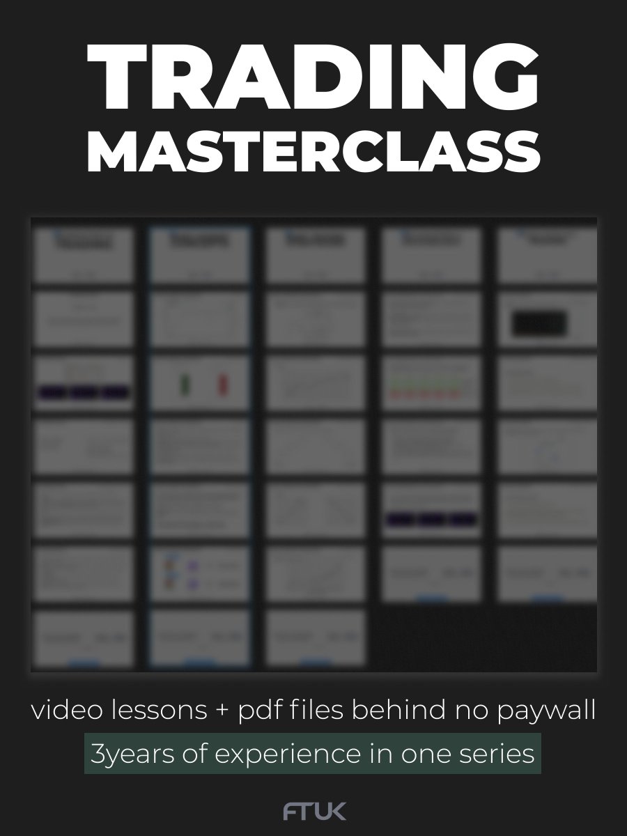 I'm doing what no one does, an absolutely free trading course and I promise 100% of content is free behind no paywall.

+100 Pages PDF
+10 Comprehensive Video Explainers

Coming Next Week, Thanks to <a href="/Ftuk_com/">FTUK</a> for Making it Happen.

Get Youtube Link by Commenting "Swing"