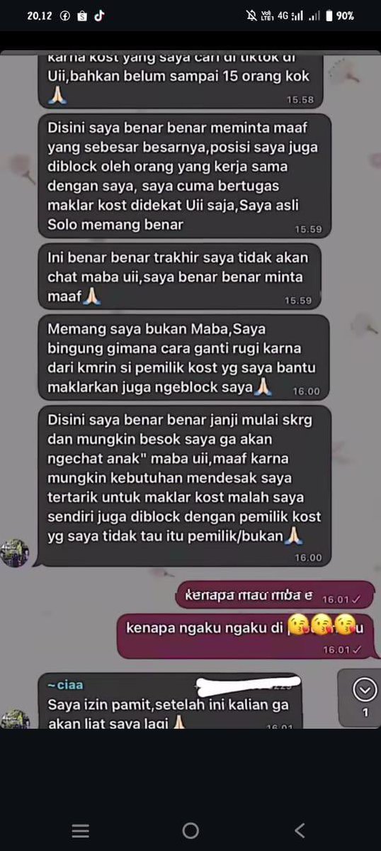 justwaa12's tweet photo. ini si cia korban nya banyak guys dari berbagai univ ada 😭😭😭😭 be carefullll guysss. dia setiap grub ngomong nya beda beda 2 foto awal itu dari grub uii 2 foto lain nya dari grub ums https://t.co/PYsyXGfBLJ