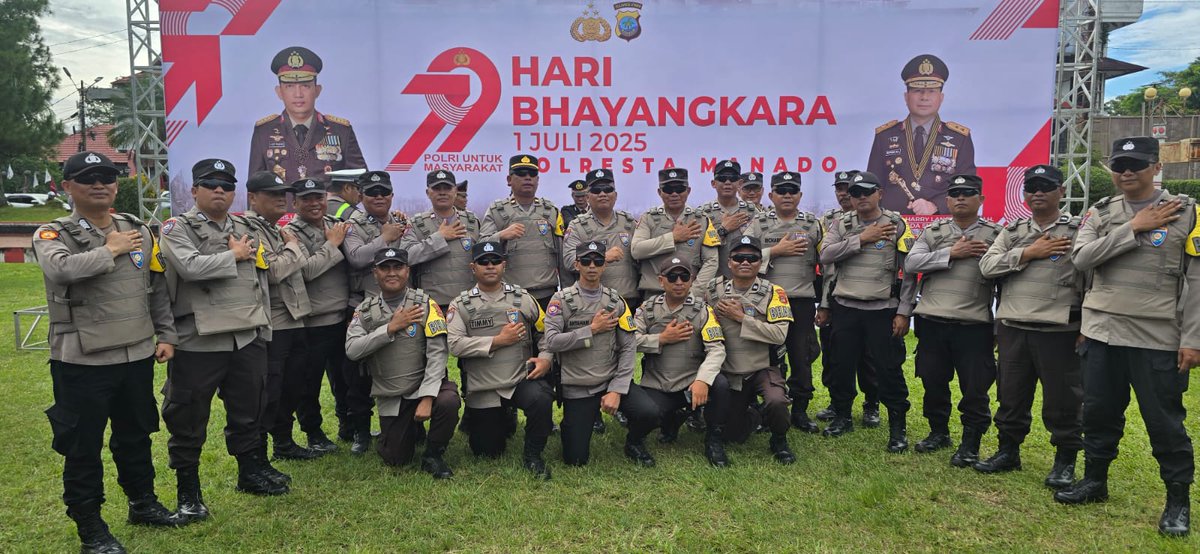 aguscops's tweet photo. Bergabung kembali dalam kompi Bhabinkamtibmas di hari Bhayangkara ke 79 tanggal 1 Juli 2025. https://t.co/SiprVnae8O