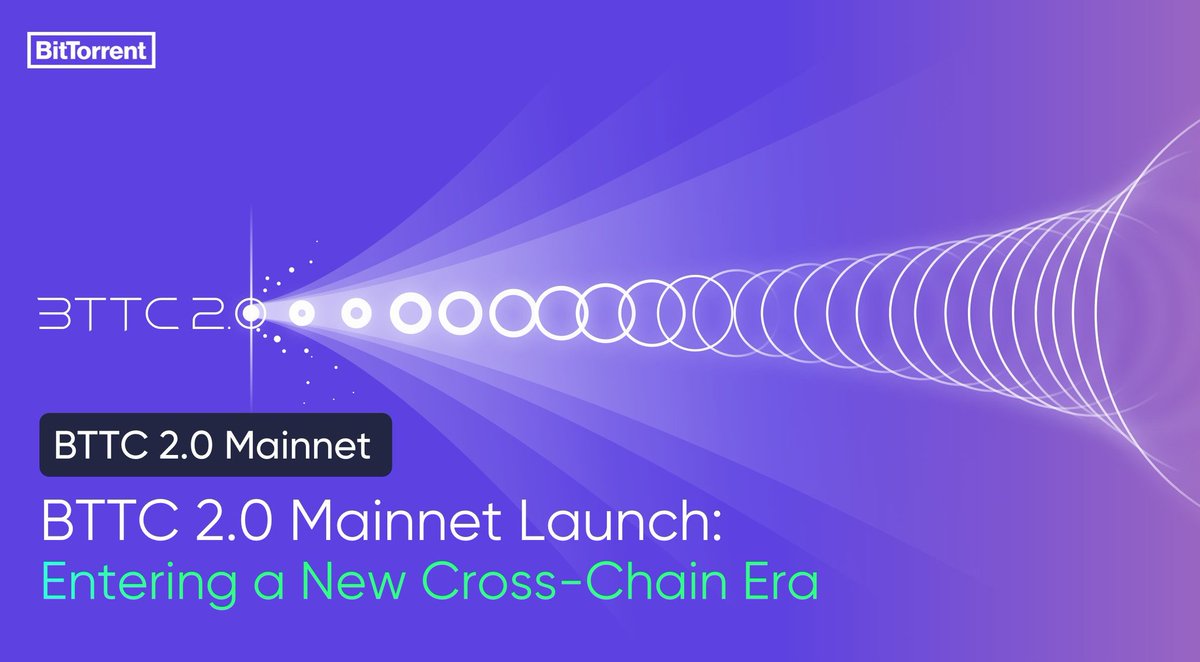 🚀 BTTC 2.0 Mainnet Goes Live — Ushering in a New Era of Seamless Cross-Chain Interoperability

The next evolution of blockchain connectivity is here. With the official launch of BTTC 2.0 Mainnet, cross-chain interaction becomes more seamless, secure, and efficient than ever