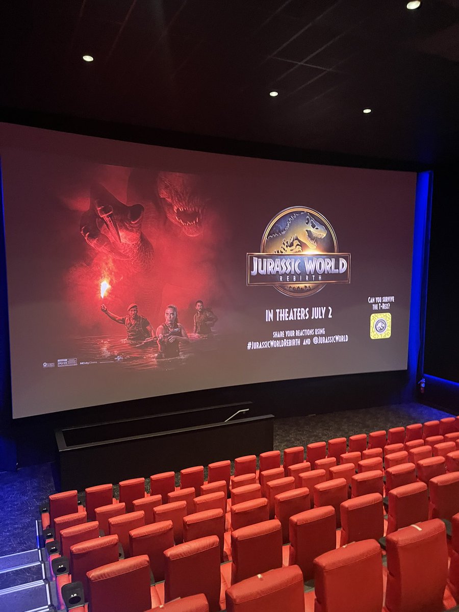 DesiNerd (@mufsinm) on Twitter photo Saw <a href="/JurassicWorld/">Jurassic World</a> and it’s an exhilarating thrill ride that takes you back to the earlier films. It is filled with adventure and horror in the best ways possible. Follows some familiar beats but it’s well done. Spielberg would be proud. #JurassicWorldRebirth
#JurassicWorld Saw <a href="/JurassicWorld/">Jurassic World</a> and it’s an exhilarating thrill ride that takes you back to the earlier films. It is filled with adventure and horror in the best ways possible. Follows some familiar beats but it’s well done. Spielberg would be proud. #JurassicWorldRebirth
#JurassicWorld