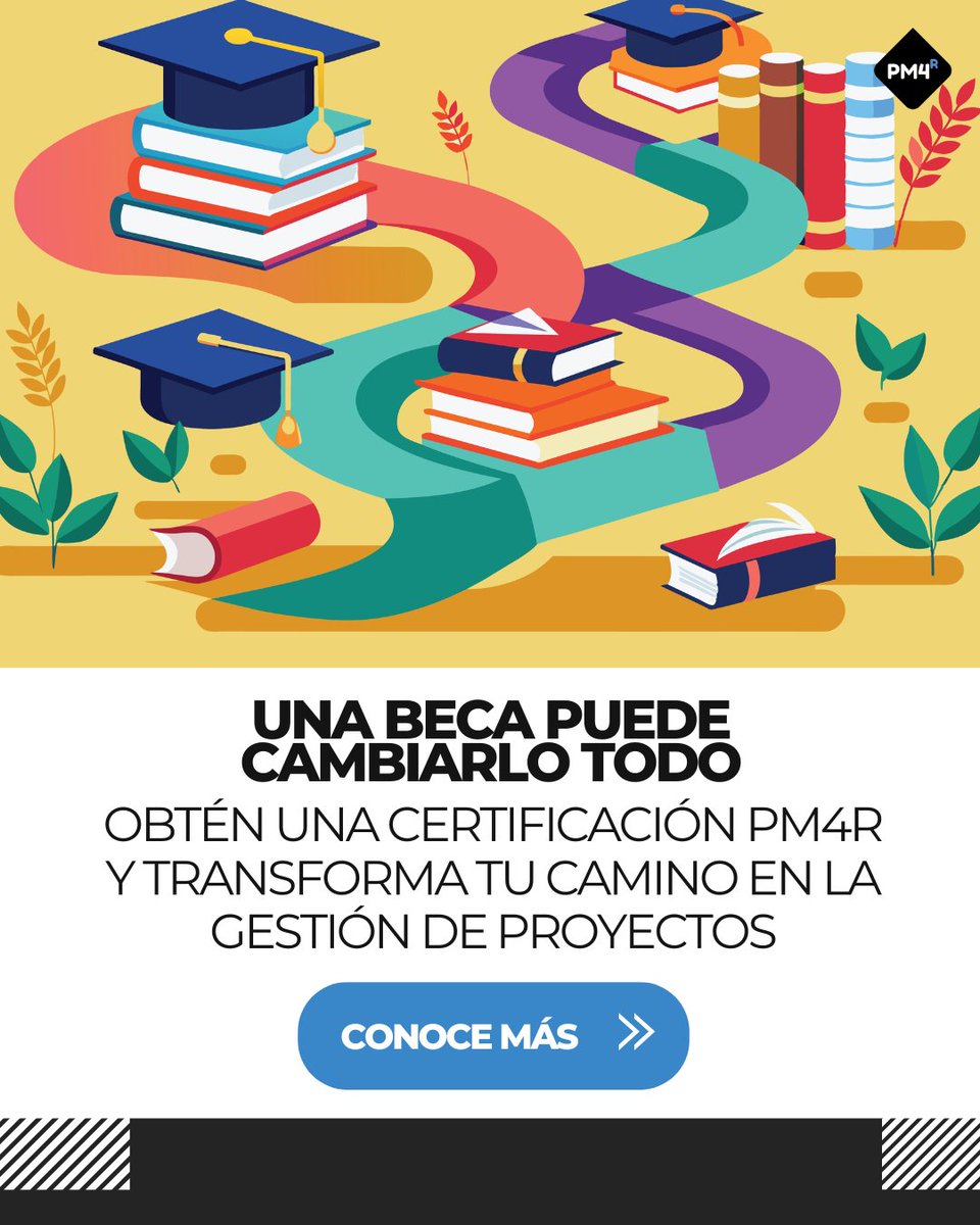 PM4_Results's tweet photo. 📚 ¡Una beca puede cambiarlo todo! Desde tu carrera hasta tu impacto en el mundo. Postúlate a una beca PM4R y transforma tu camino en gestión de proyectos. Regístrate y participa. #PM4R #BecasPM4R

➡️ https://t.co/3uUFZkuvXD https://t.co/F2JpSWSPLa