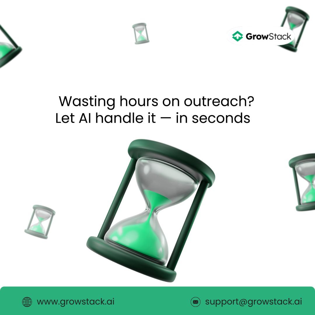 Growstackai's tweet image. You’re still doing lead gen manually? 😩
There’s a better, faster, smarter way—it's called GrowStack AI.
Real growth. No burnout. Just results. 📈
🚀 Ready to automate, optimize, and grow?
👉 Try GrowStack AI free today.
#GrowStackAI #MarketingAutomation #LeadGen