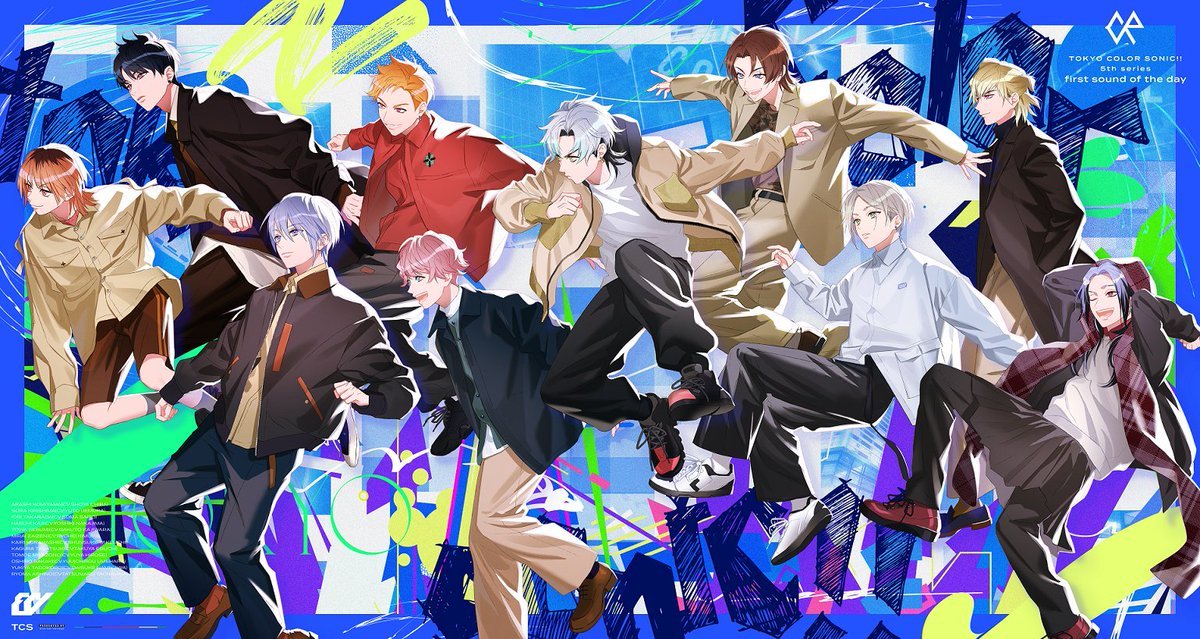 mobagebdays's tweet image. Happy July! ๐ The featured series of the month is: TOKYO COLOR SONIC!!!
TOKYO COLOR SONIC is a multimedia series about producer x vocalist duos in a cyber setting. You can find their music/drama tracks through a subscription or on youtube!
(and yes, it is the A3! illustrator)