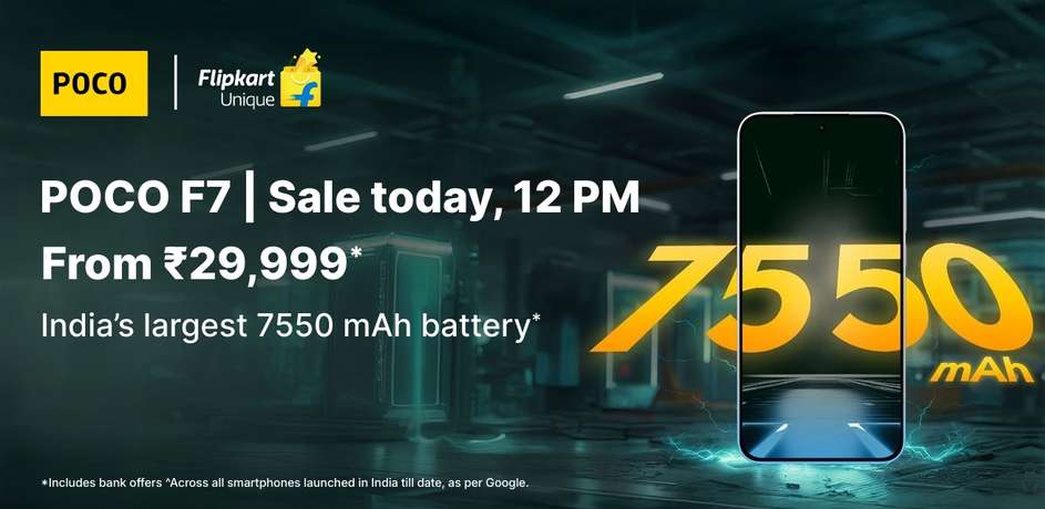 KManjunath9524's tweet image. Meet the all-new #POCOF75G where raw power meets marathon battery life!
⚡ Snapdragon speed. 🔋 7,550 mAh beast mode. 💪
📦 Ready to grab today only on #Flipkart!
#AllPowerNoBS
@IndiaPOCO @Himanshu_POCO @Pathtoremember