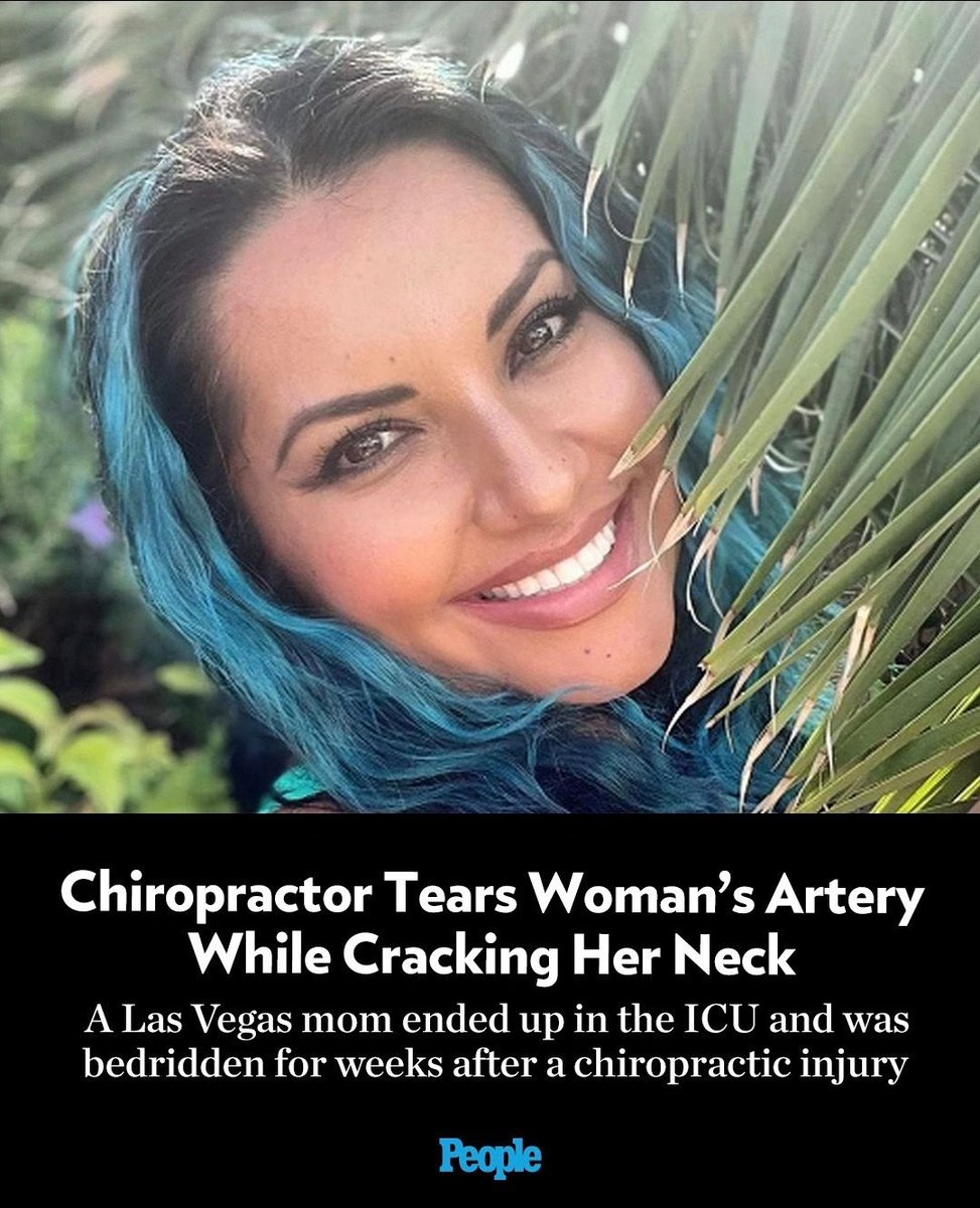 theliverdr's tweet image. Don&apos;t go to Chiropractors people. They are quacks with no idea about human anatomy and physiology. At best, you come out unhurt, worst, you can land up in ICU with a ruptured artery and stroke. 

The same goes for acupuncture too. Quacks of the first order. Recently an…