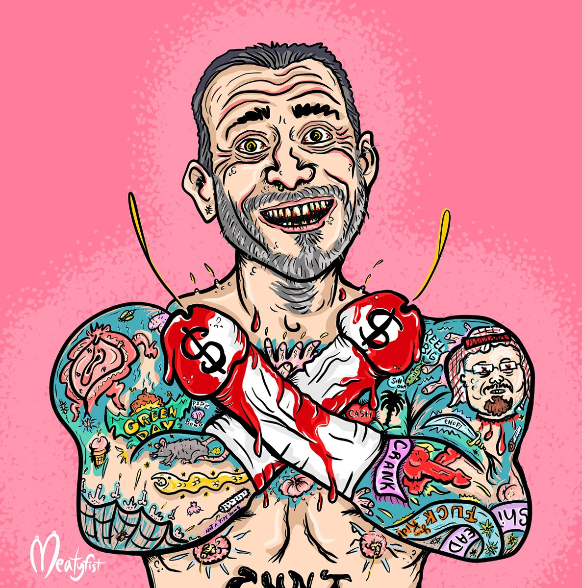 Meaty_Fist's tweet photo. CMPunk and so many wieners. https://t.co/j4C7Z6ioCa