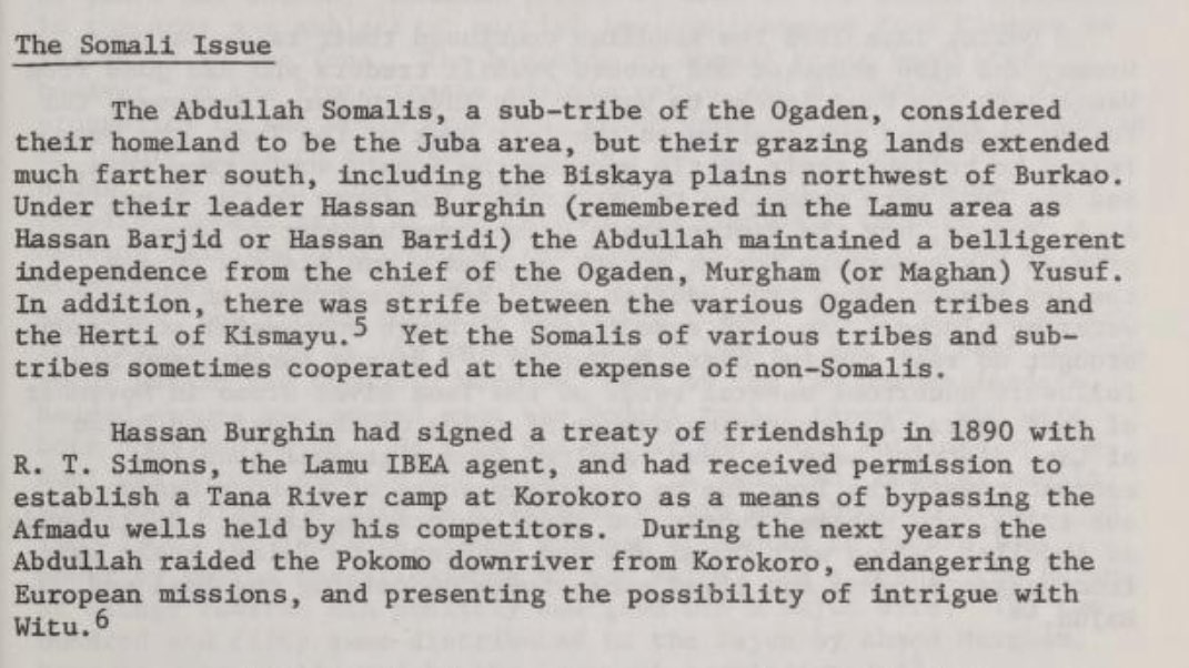 Cush110863351's tweet image. Hassan Burghin in 1890 signed a treaty with the British to set up camp at Korokoro near Lamu.