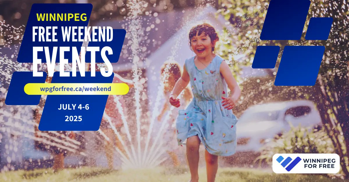 Winnipeg for Free (@wpgforfree) on Twitter photo πΆ Free Fun in Winnipeg (July 4β6)!
π» WSO @ Assiniboine Park β Outdoor symphony under the stars (July 4)
π Naija Market Day @ The Forks β African food, music & art (July 5)
π² Hobby Con 9.0 β Free collectibles show with $6K+ in prizes (July 6)
π wpgforfree.ca/weekend πΆ Free Fun in Winnipeg (July 4β6)!
π» WSO @ Assiniboine Park β Outdoor symphony under the stars (July 4)
π Naija Market Day @ The Forks β African food, music & art (July 5)
π² Hobby Con 9.0 β Free collectibles show with $6K+ in prizes (July 6)
π wpgforfree.ca/weekend