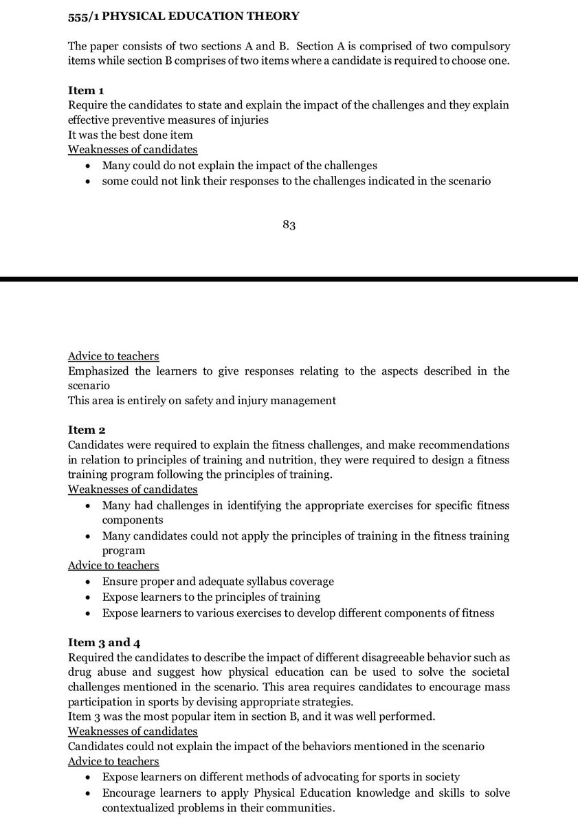 upestf's tweet photo. The Structure of the PE paper has been communicated and the draft time table for the PE UNEB paper has been included. Prepare your students... #pe #peuganda #uneb #exams https://t.co/2Ta2BRzuF7