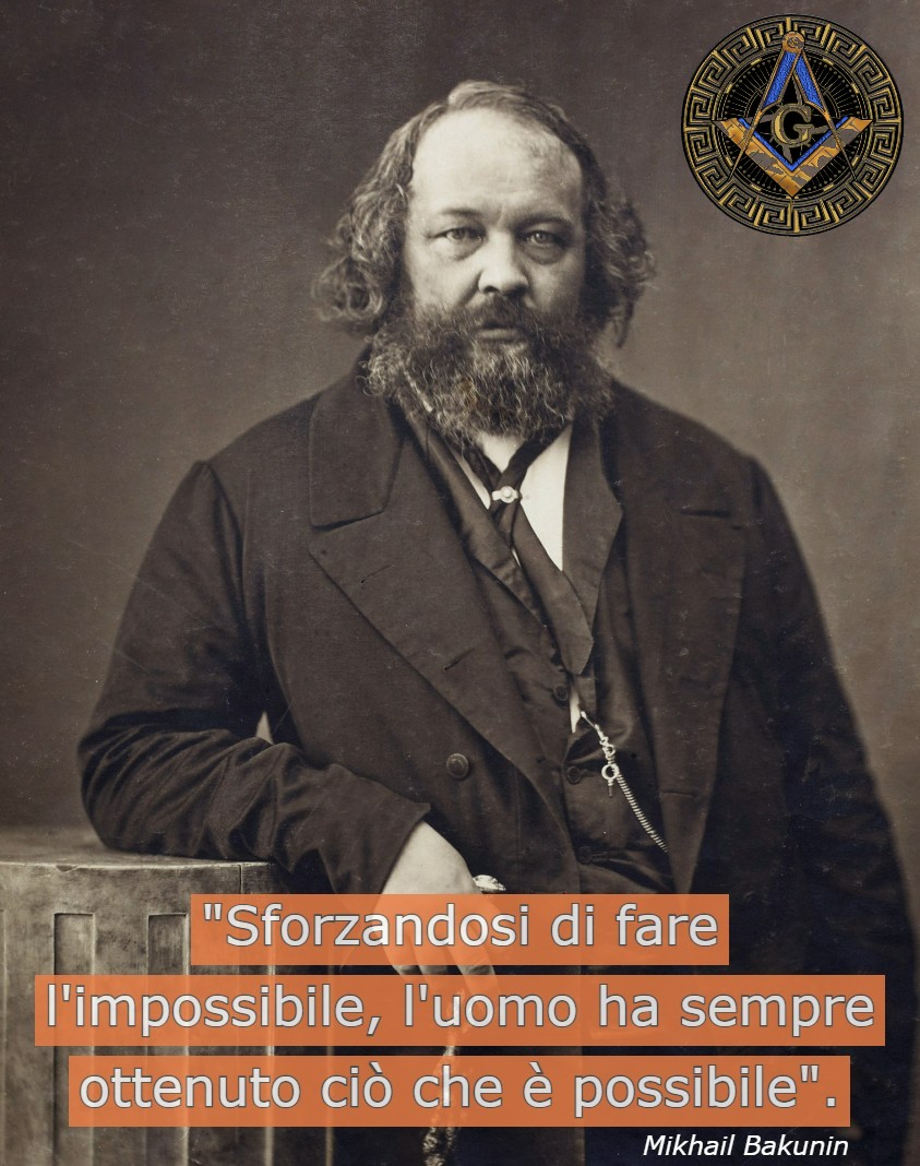 #AccaddeOggi #1luglio 1876; muore il filosofo russo #MikhailBakunin, leader della rivoluzione sociale in Europa.  Era un membro della Loggia Il Progresso di Torino e partecipò alla III Assemblea Costituente del GOI in cui Garibaldi fu eletto Gran Maestro. #Massoneria #Storia