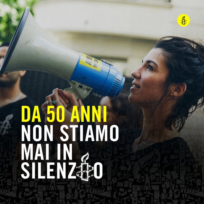 Dal 1975 <a href="/amnestyitalia/">Amnesty Italia</a> ha alzato la voce per chiedere diritti e per educare all’uguaglianza e al rispetto. Ci siamo fatti ascoltare da parlamenti e governi, ma le conquiste nel campo dei diritti umani non sono mai definitive. 
C'è ancora tanto da fare. Non resteremo in silenzio!