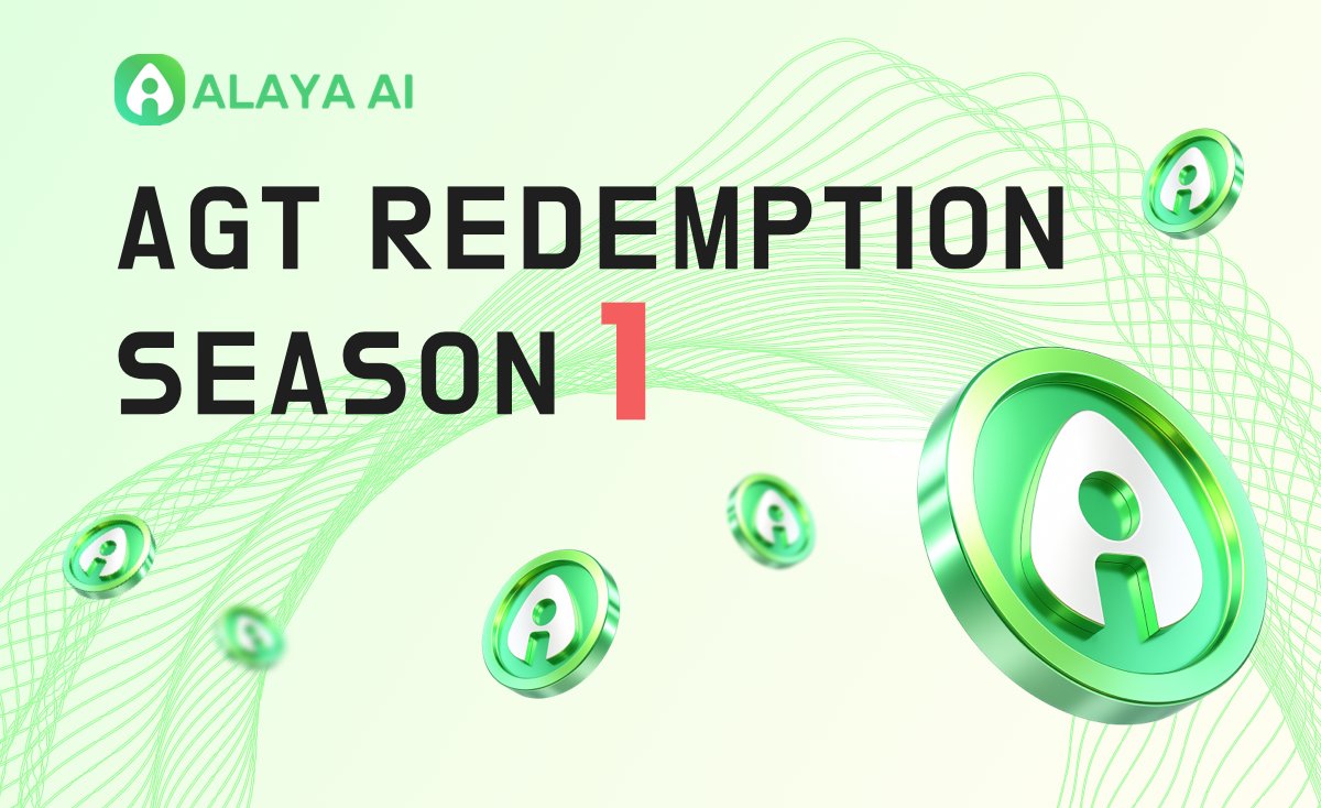 Alaya_AI's tweet image. Introducing Our New Seasonal Event: AGT Redemption
We’re excited to launch our first AGT Redemption event, where our dedicated data contributors can redeem their AIA (Alaya Points) into AGT, Alaya AI’s native platform token!
Get ready to unlock an additional layer of value for…