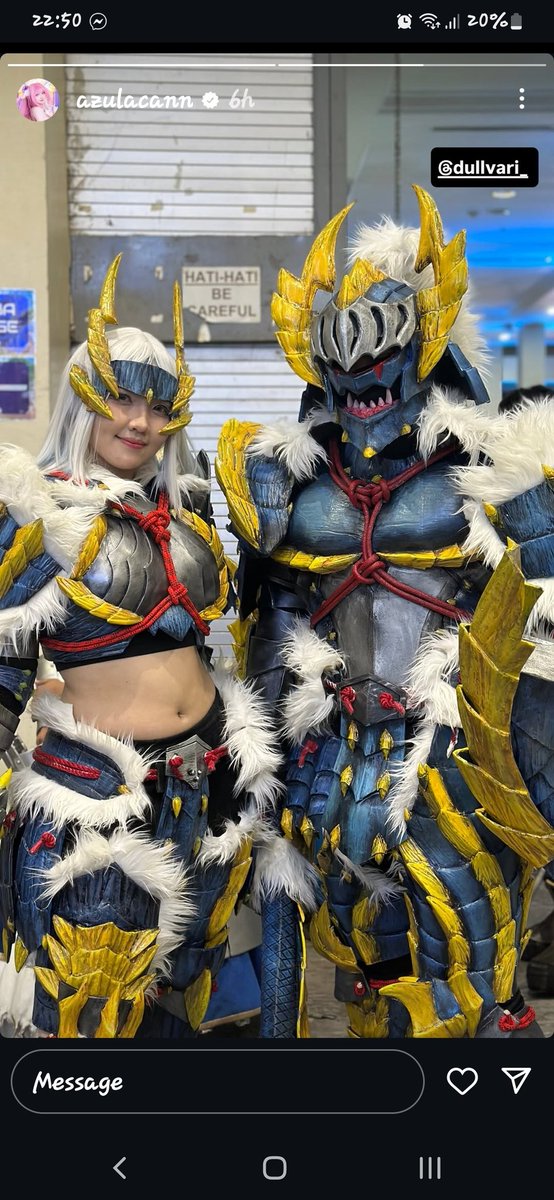 Sakamoto_Kazuki's tweet photo. I made female zinogre armor from monster hunter ✨✨✨
CN : azulacan
#cosplay #cosplayer #monsterhunter #Zinogre #コスプレ https://t.co/umerWdfQQP