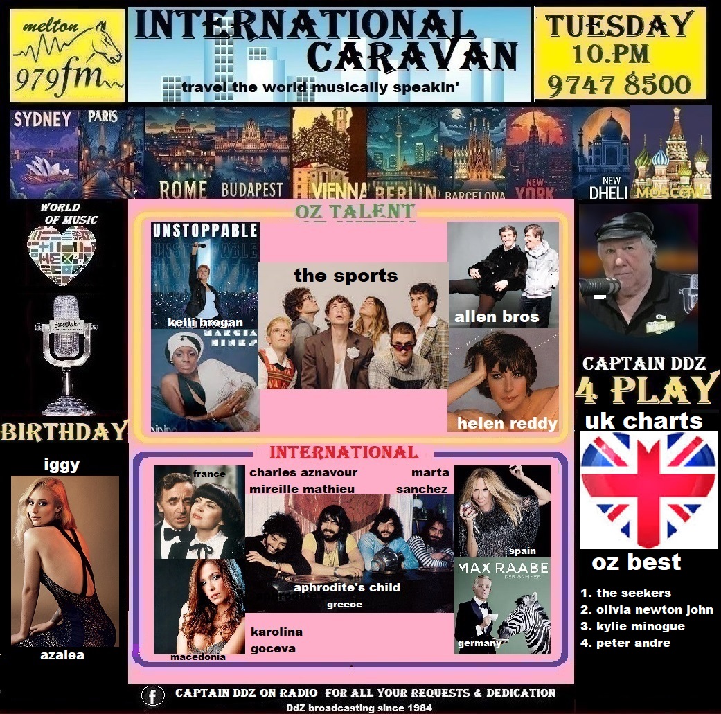 Check out the Captain tonight on 97.9 FM. 'Unstoppable' will be playing tonight on the show. Thanks to the Captain and Melton 97.9fm for always supporting my music.