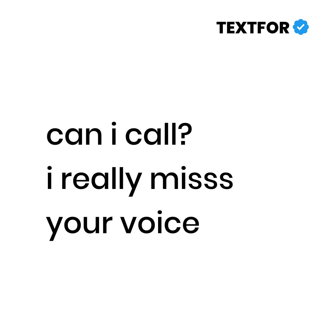 textfor_'s tweet image. i miss u :"