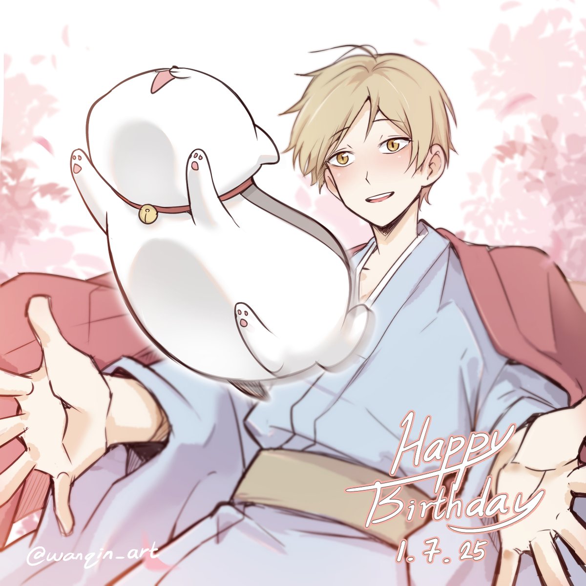 wanqinart's tweet image. #夏目貴志誕生祭2025 
#夏目貴志生誕祭2025