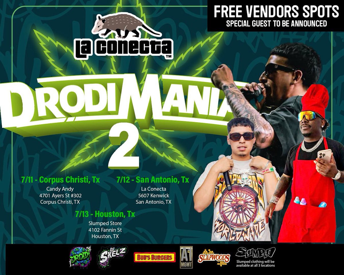 memestomillions's tweet photo. DRODI MANIA 2 
POPUP DATES https://t.co/SZPUXyhcPM