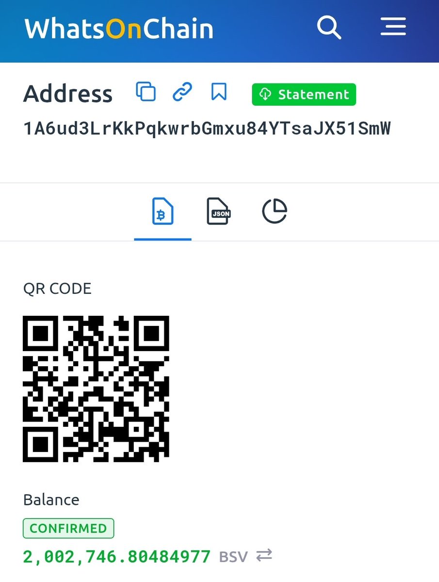 🚨 The richest Bitcoin SV address just hit an all-time high balance: 💰  2,002,746 BSV 📈 Over 82,000 BSV added today (July 1) across 4 huge TXs 🕒  Last input: 20,011 BSV at 03:43 UTC