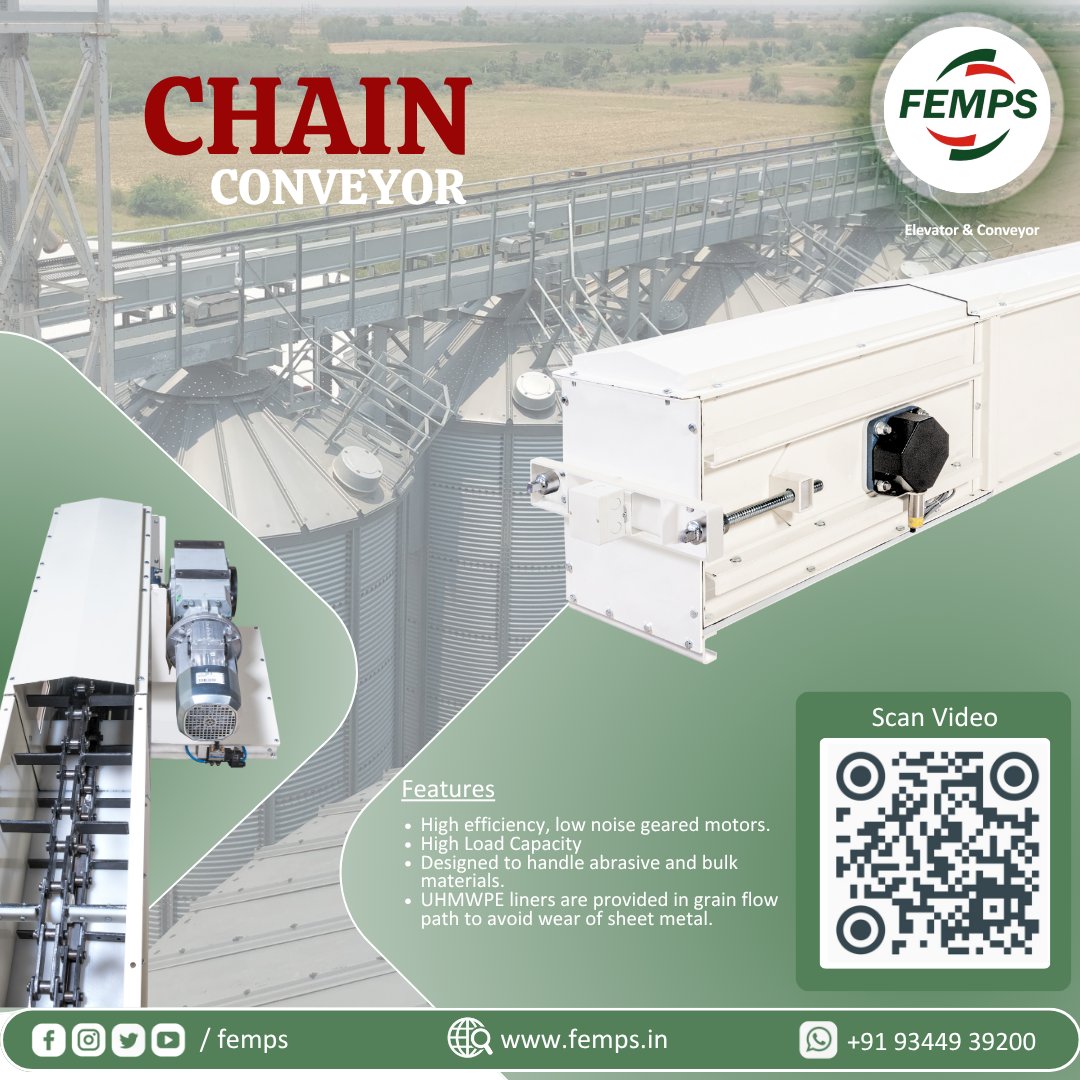 HEmmppe's tweet photo. SILO PADDY - CHAIN CONVEYOR
π·: +91 93449 39200
π·: https://t.co/QKse3peP0a
π·: Social media: /Femps
#Elevator #screwconveyors #Chainconveyor #beltconveyor #SVGLelevators #paddydumpingconveyor
#grainequipments #slowspeed_elevator #godowndumping
#elevatorparts #emmppeassociates https://t.co/6rPv1oqRsC