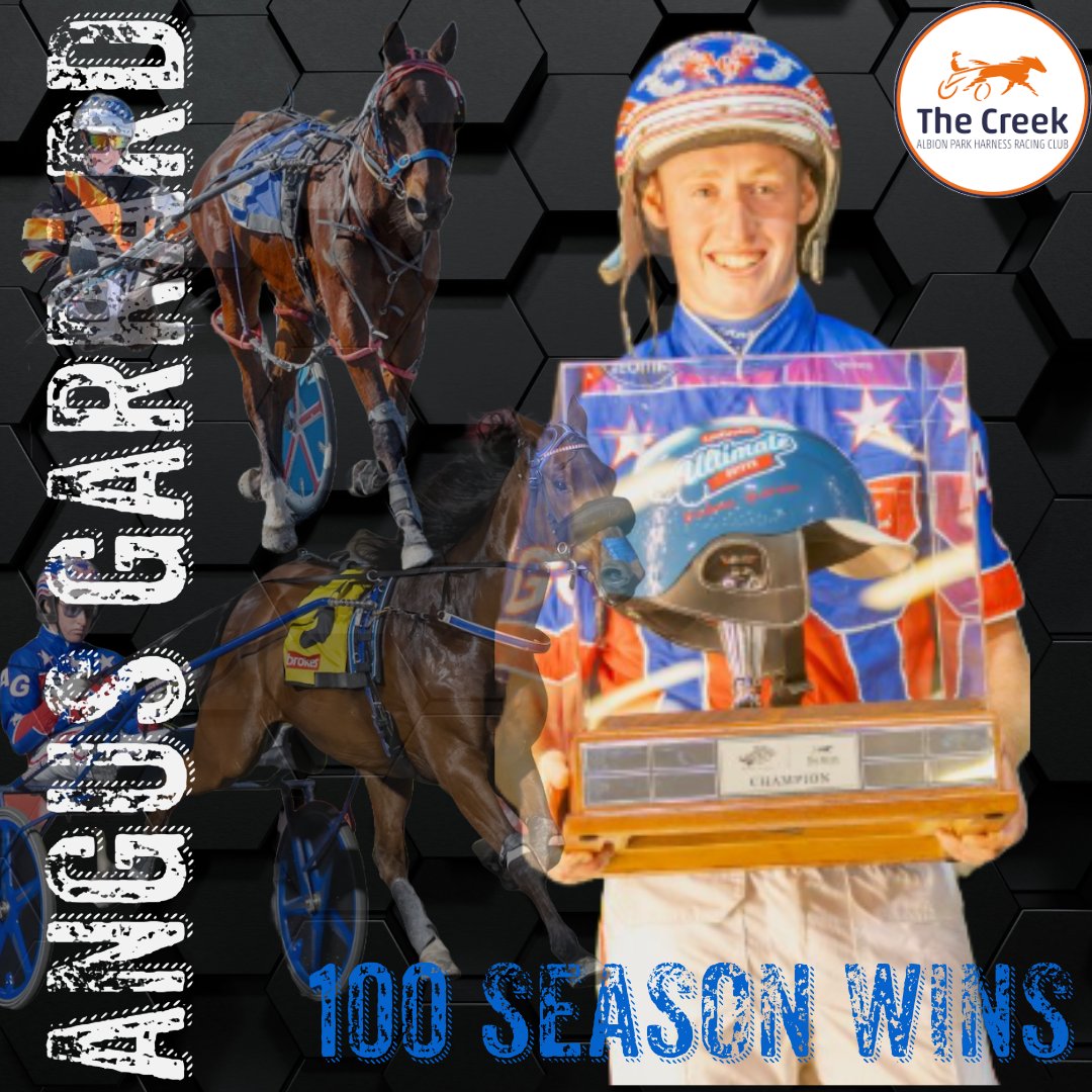 The Creek (@thecreekalbion) on Twitter photo It was season driving win 💯 last night at Redcliffe and <a href="/garrard_angus/">Angus Garrard</a> moved to 101 by race 3 today with Sally Em.
Six successive 100-win seasons now on the stats sheet. It was season driving win 💯 last night at Redcliffe and <a href="/garrard_angus/">Angus Garrard</a> moved to 101 by race 3 today with Sally Em.
Six successive 100-win seasons now on the stats sheet.