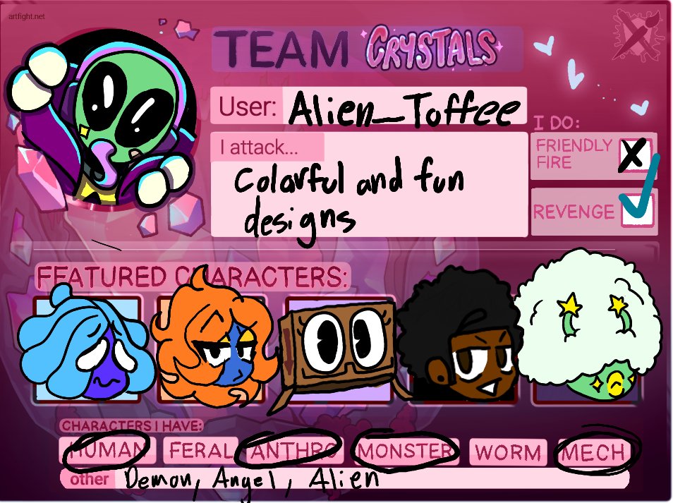 #artfight2025 #artfight 

Hope you choose to attack me!