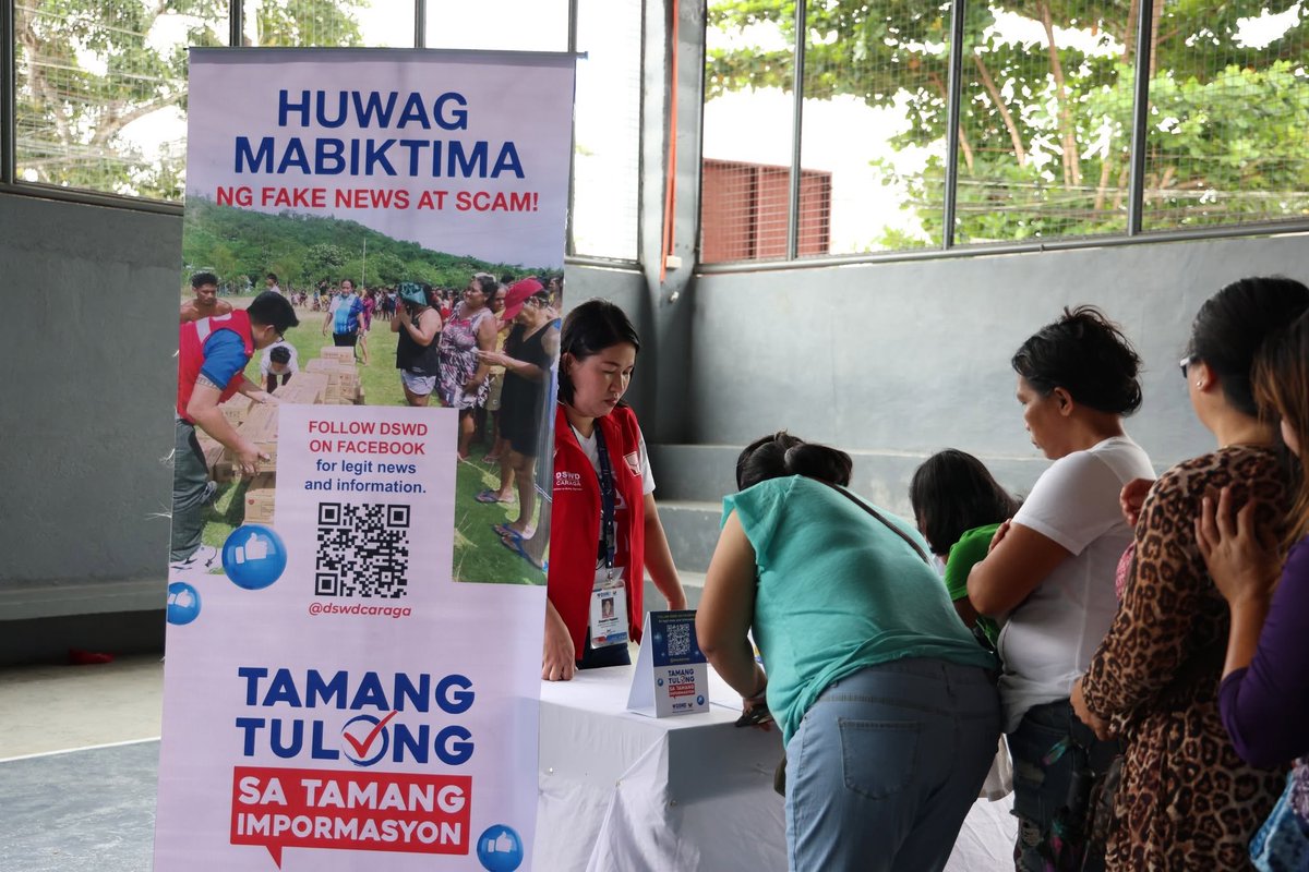 DSWD Caraga launches SIBYA in Buenavista to fight misinformation &amp; bring accurate info on programs straight to communities.