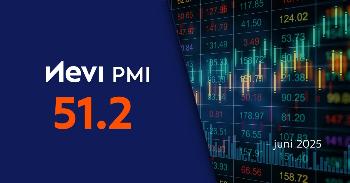 Eerste keer in twaalf maanden verbetering van de bedrijfsomstandigheden in de sector.

Wil je waarom de Nevi PMI is gestegen? Lees dan hier ons persbericht📮 bit.ly/45UtqIF