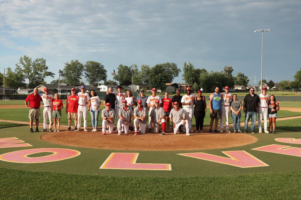 Wolves split with Independence on Senior Night. We win game #1 6-3 and then lose #2 3-6. 
G1-Cole Goodrich pitched 6 2/3 IP in relief allowing only 2hits. Miller 2runs/Triple, Griffin 2RBIs, Kirsch HR.
G2- Rahe 2hits, Kirsch Triple.
Marion travels to IC West tomorrow.
#together