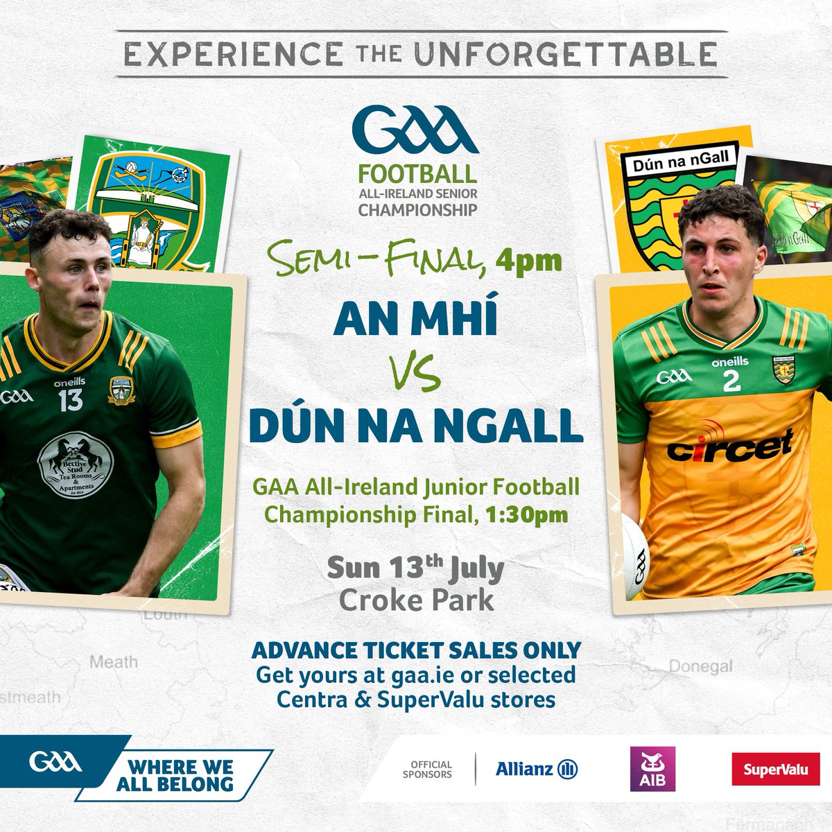 Tickets for the All-Ireland SFC Semi-final will go on sale at 2pm this afternoon 

Use the 🔗👇

ticketmaster.ie/event/180062DA…