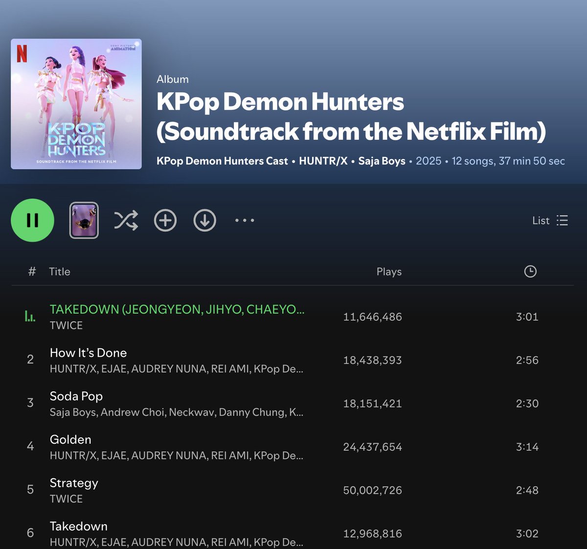 This soundtrack is fire <a href="/netflix/">Netflix</a> 🔥🔥🔥

Can't stop listening! 🎶🎧🎶