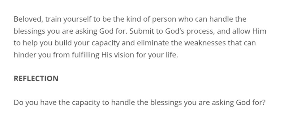 FOOD FOR THOUGHT:

Today RCCG OPEN HEAVEN is indeed speaking to me in particular and to some of you guys. Let me break it down in trading terms for you:

My dear Traders, before you receive/get the kind of breakthrough or funding you're praying for, ask yourself can you truly