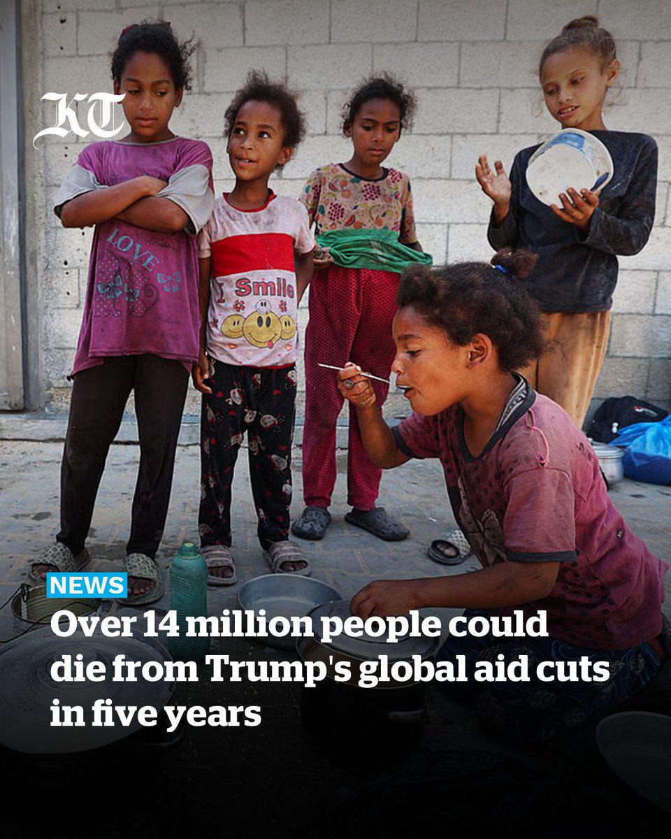 khaleejtimes's tweet image. More than 14 million of the world's most vulnerable people, a third of them small children, could die by 2030 because of the #Trump administration's dismantling of US #foreignaid, research projected on Tuesday.

khaleejtimes.com/world/over-14-…
