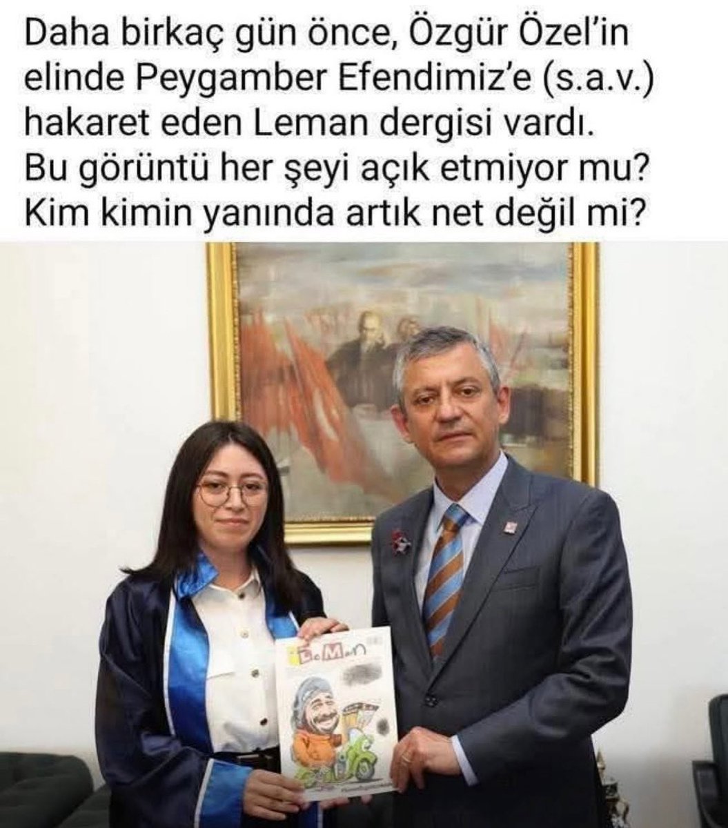 Allah Resul’ü ne (S.A.V) uzanan dili susturmak, her Müslümanın boynunun borcu dur! LeMan denilen aşağılıkların pislik yuvası derhal kapatılmalıdır! Bu hatasızlığa sessiz kalan ihanete ortaktır.
#leman kapatılsın.