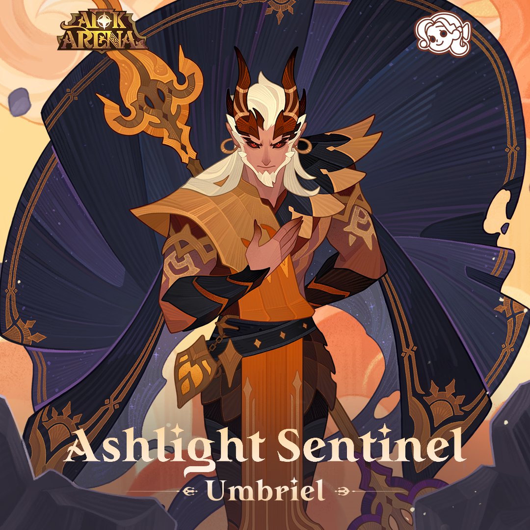 Meet Umbriel – Ashlight Sentinel, the newest Draconis hero!
This agile warrior commands shadows to fight by his side—try him out in the upcoming trial and Guild Trials events! ⚔️