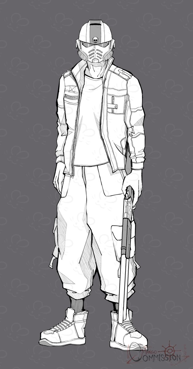 WangoMeed's tweet image. Full pic of the commission
It's a sketch/lineart comm ^^