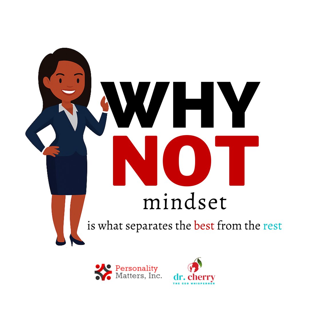 drcherryc's tweet image. Why Not You? Why Not Now?
The game changer isn’t talent—it’s mindset.
Believe in yourself. Show up boldly.
Stop waiting for permission.
Ask the question that opens doors: Why not me?
#WhyNotNow #LeadWithPurpose #MindsetMatters