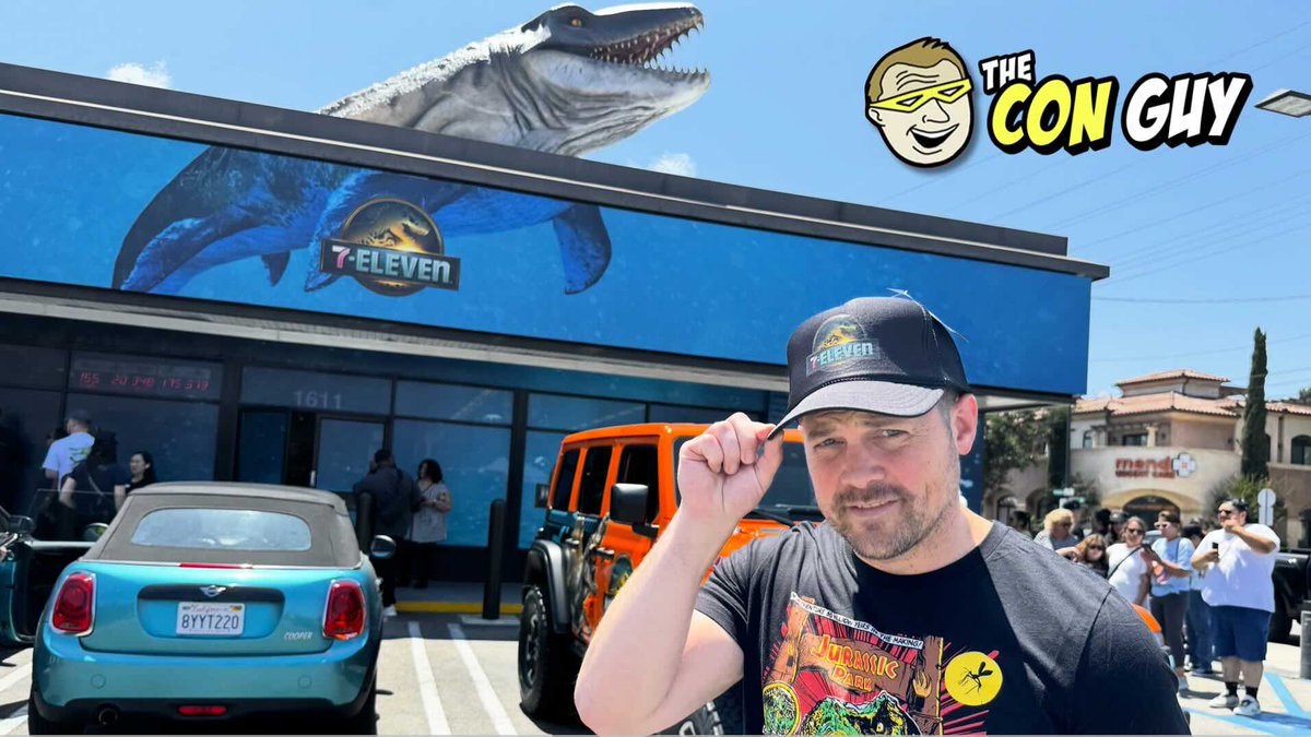 Jurassic World Rebirth Takeover of 7-11 in Burbank, California youtu.be/mKFJO-Ouh94?si… via <a href="/YouTube/">YouTube</a>